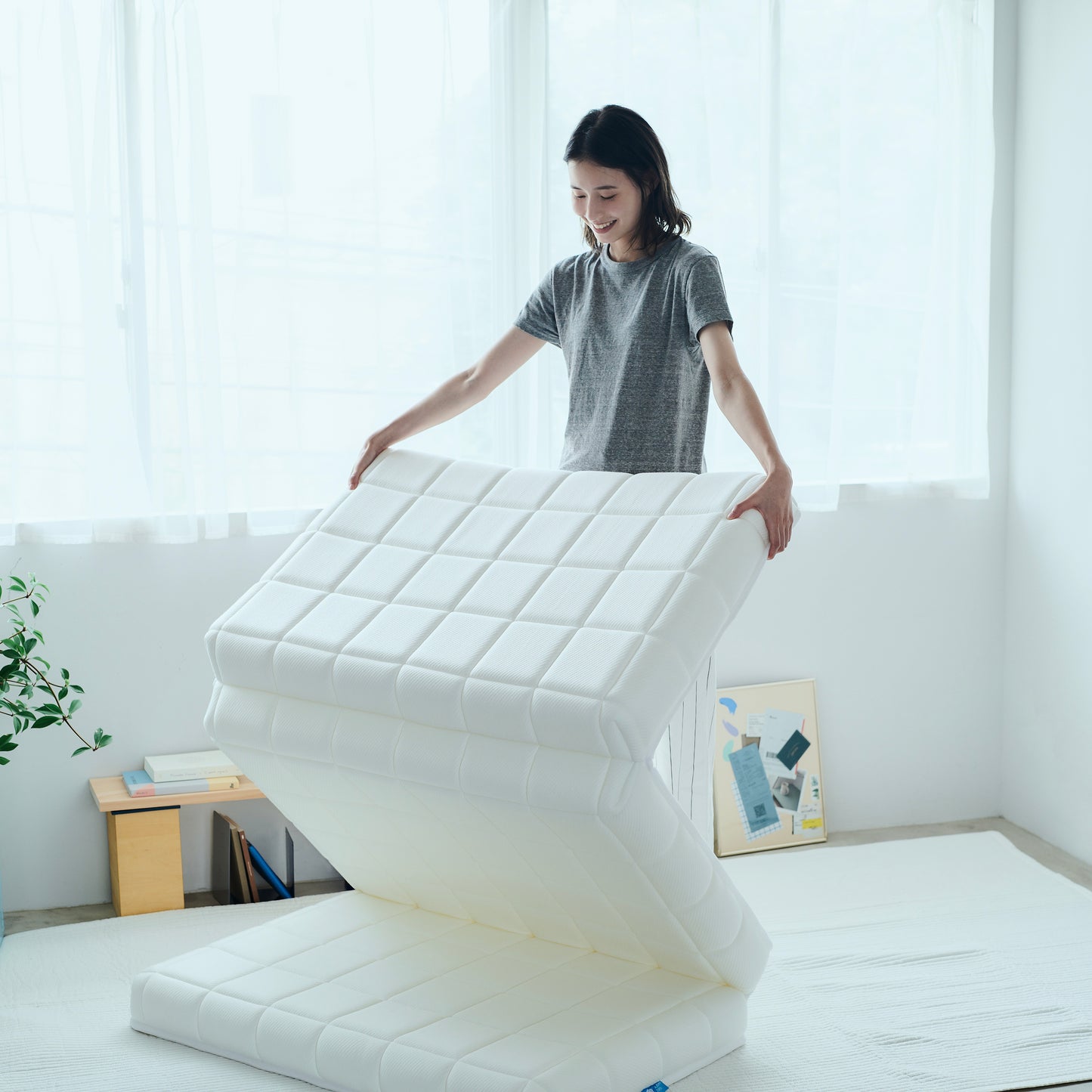 眠豆皮薄墊|90 x 200